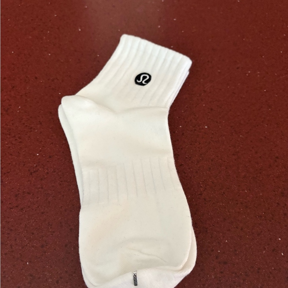 lululemon athletica Classic White Athletic Socks